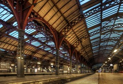 Copenhagen Central Station in the morning