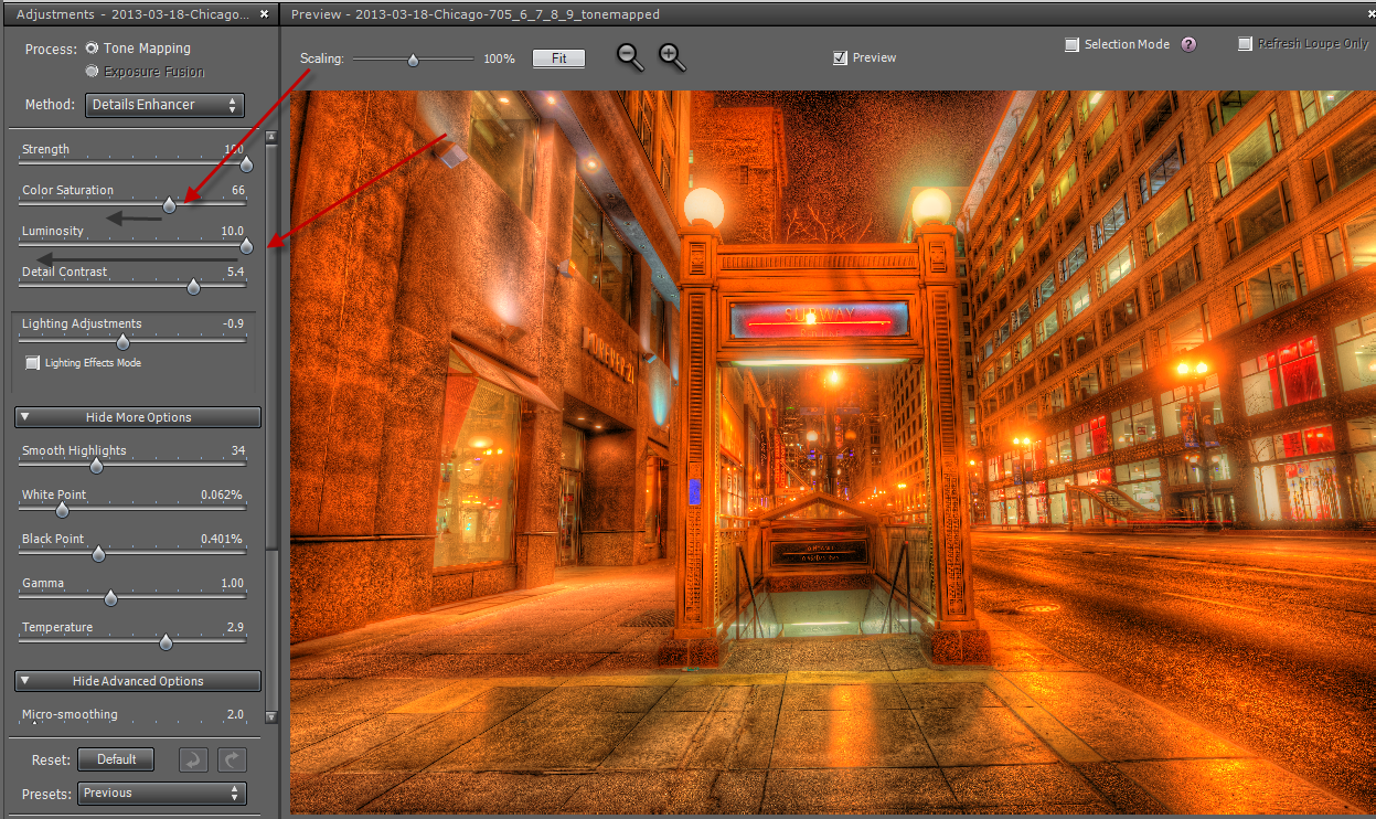 Tone mapping