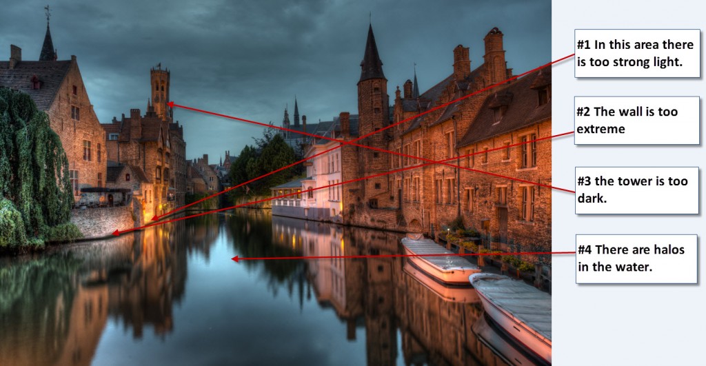 Canal in an old middle age town - double tonemapped