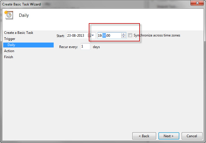 Step 6 - How to setup backup schedule