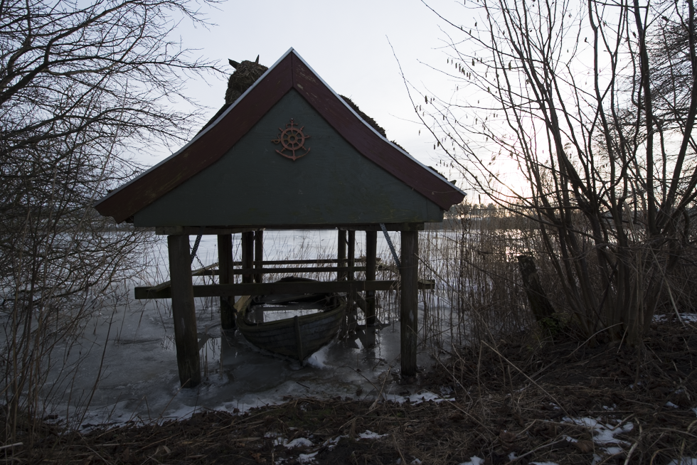 Bastrup lake boat house